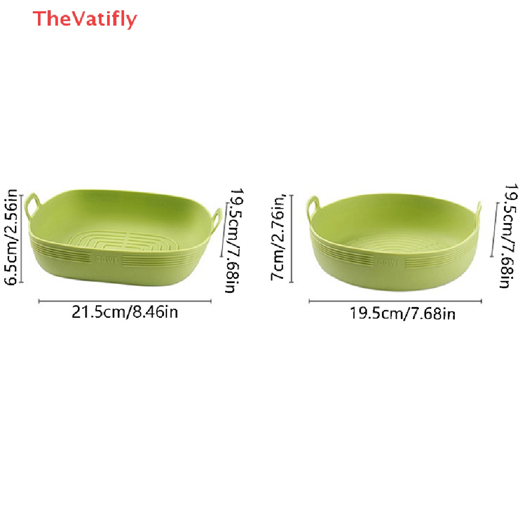 1 Dụng Cụ Nồi Chiên Không Dầu Bằng Silicone Sử Dụng Nhiều Lần