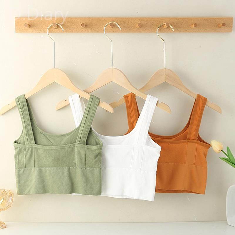 Bộ 2 Áo Ngực Thể Thao Không Gọng Thoáng Khí Phong Cách Mới Mùa Hè Cho Nữ