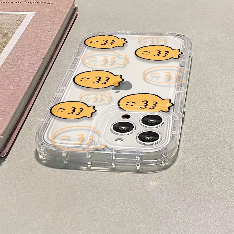 ✅Ốp Điện Thoại Túi Khí Mềm Hình Cá Nhỏ / Mèo Dễ Thương Cho Iphone XR promax12x 14iPhone1167 / 138 IWZ4