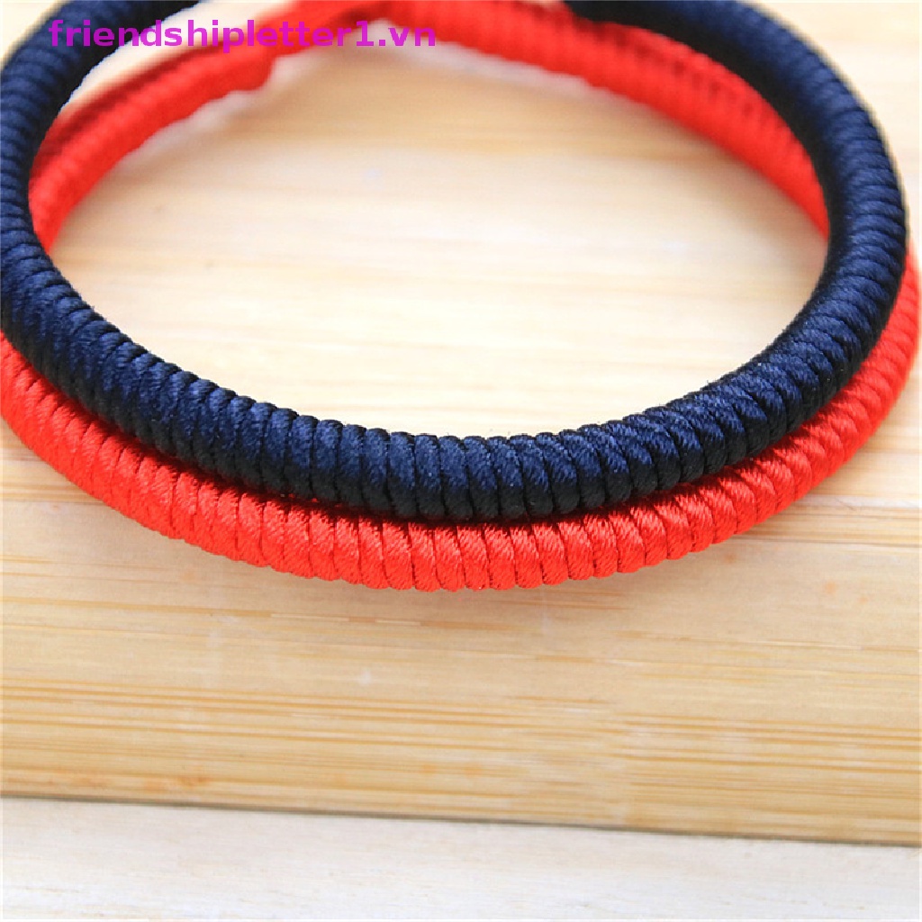 Vòng Tay Dây Bện Màu Đỏ May Mắn Phong Cách Dân Tộc Làm Quà Tặng Cho Bạn Bè