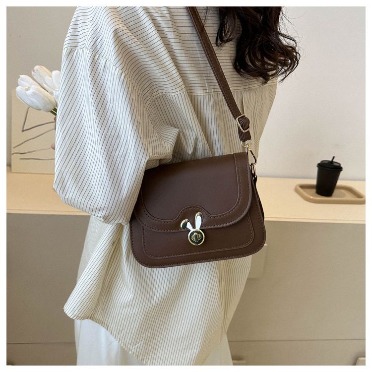 Túi Đeo Vai Hình Vuông Cỡ Nhỏ Màu Tương Phản Thời Trang Cao Cấp Cho Nữ