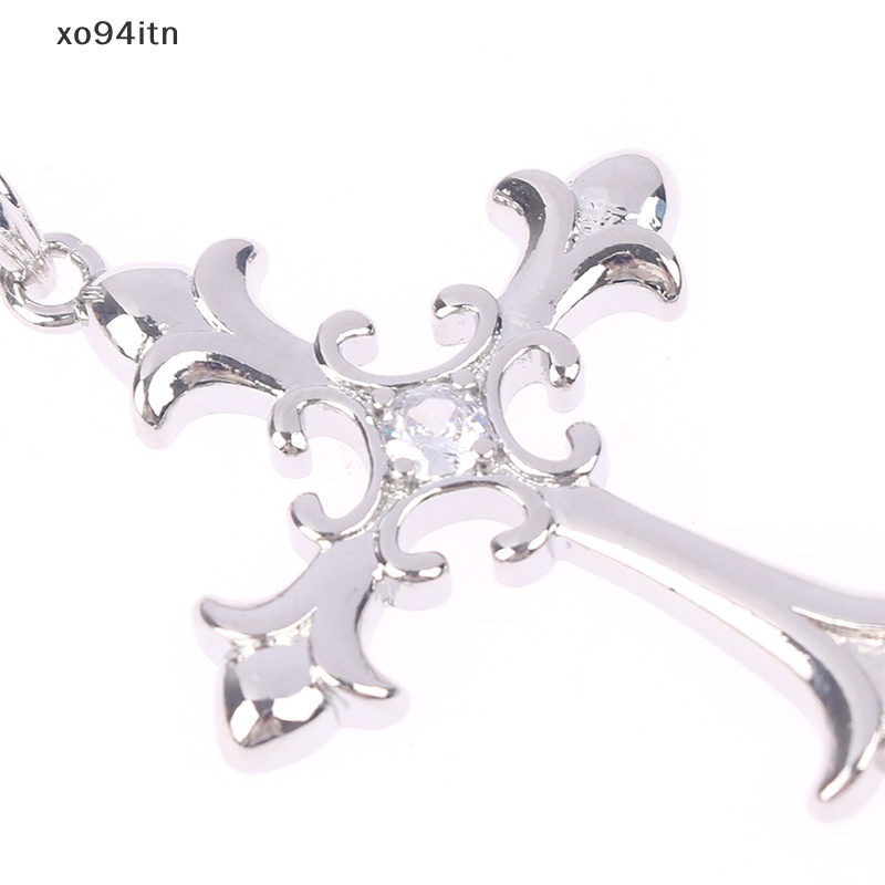 Vòng cổ Thép Không Gỉ Mặt Thánh Giá Đính Đá Thời Trang