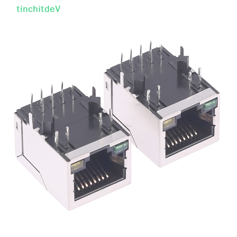 Bộ 2 Túi Thiếc HR911105Dây Cáp Kết Nối RJ45 Chuyển Đổi Mạng Ethernet RJ45 Dài 100M RJ45
