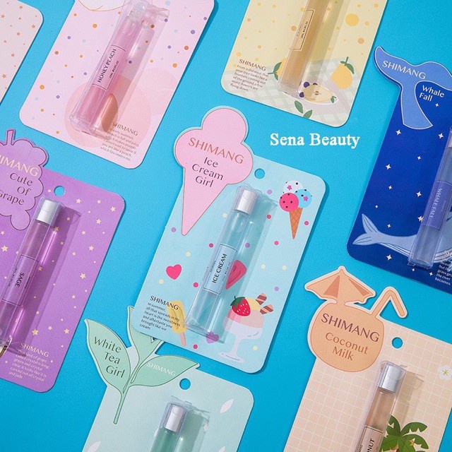 Nước Hoa Dạng Ống Lăn Shimang 12ML Dream Siêu Dễ Thương, mang đi học tiện lợi, đủ mùi hương, cỏ, hoa, trái cây, tươi