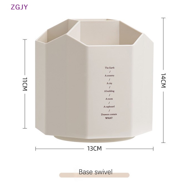 Hộp Đựng Bút Hình Lục Giác Sức Chứa Lớn Sắp Xếp Gọn Gàng Để Bàn Mới