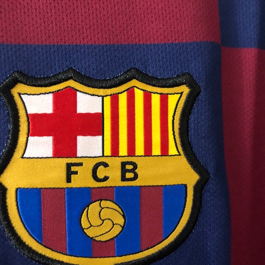 Áo Thun Đá Banh Sân Nhà Câu Lạc Bộ barcelona Mùa Giải 19 / 20