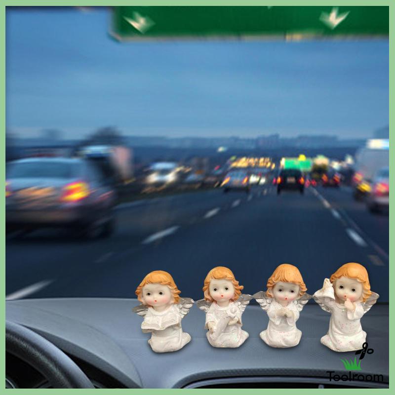 Bộ 4 Tượng Thiên Thần Điêu Khắc Nghệ Thuật Để Bàn Trang Trí Phòng Ngủ