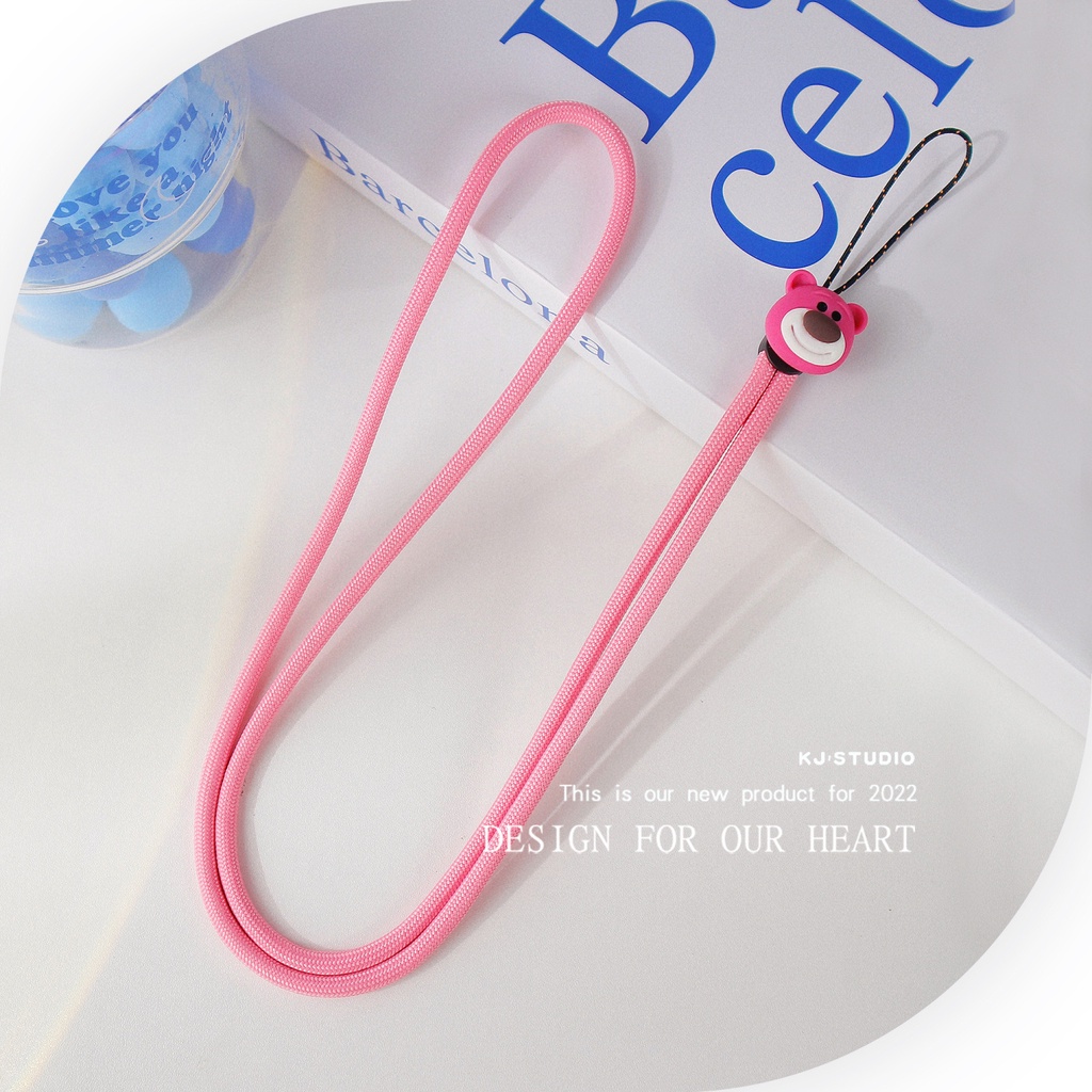 Dây Đeo Điện Thoại / Chìa Khóa Nhiều Màu Tùy Chỉnh Kèm Miếng Vá Thay Thế Tiện Dụng