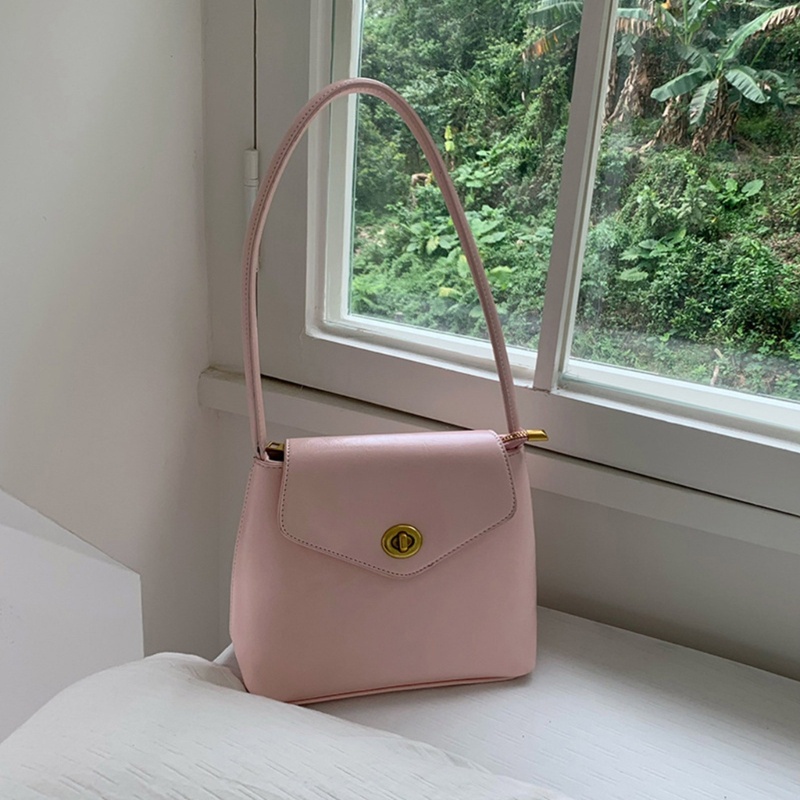 Túi Xách Da PU Màu Trơn Thời Trang Dành Cho Nữ