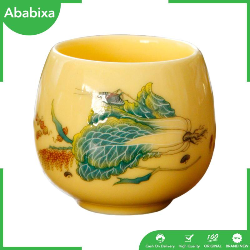 Cốc Uống Trà / Cà Phê Bằng Sứ Handmade Chống Rò Rỉ Kiểu Cổ Điển Tiện Dụng Cho Gia Đình / Văn Phòng