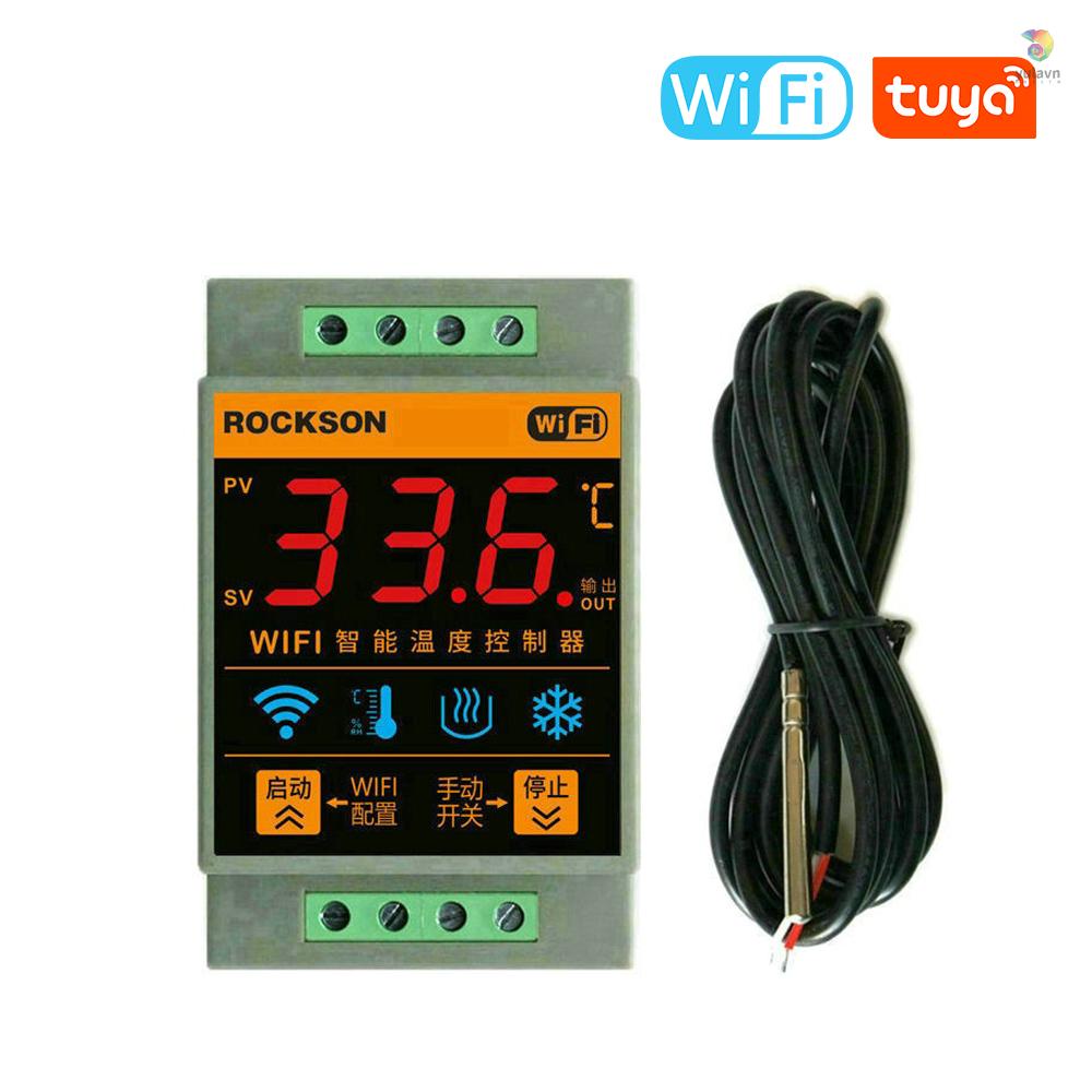 Bộ Điều Khiển Nhiệt Độ Kết Nối WIFI Kèm Chức Năng Báo Động Chuyên Dụng Cho Điện Thoại