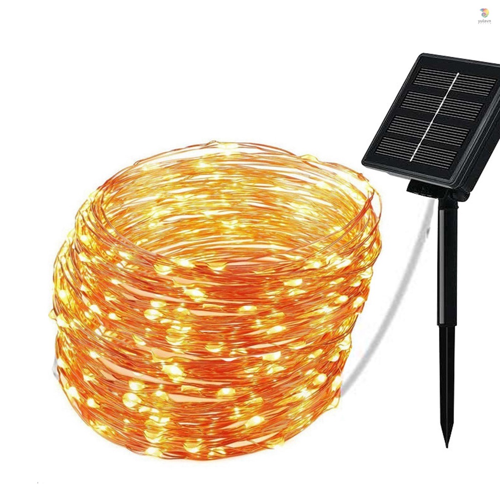 Dây Đèn Led Sử Dụng Năng Lượng Mặt Trời Chống Thấm Nước Trang Trí Sân Vườn / Tiệc Cưới / Giáng Sinh