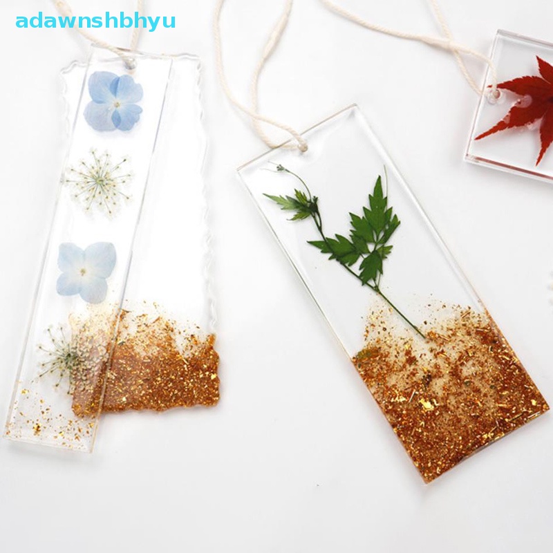 Khuôn Silicon Hình Chữ Nhật Làm Đánh Dấu Trang Sức Resin UV DIY