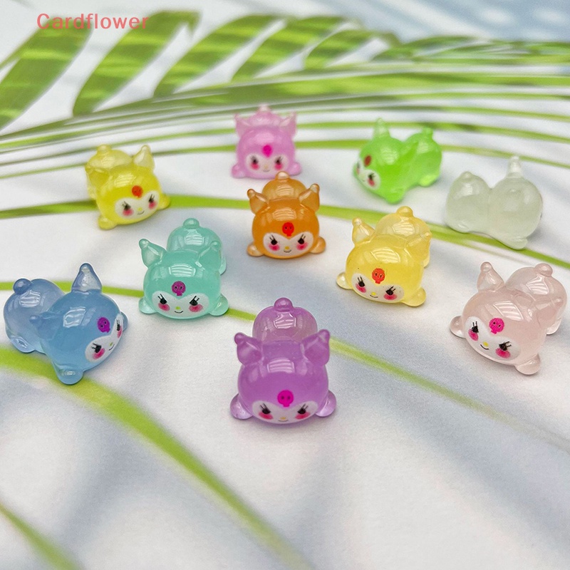 Bộ 2 Tượng Kuromi Bằng Nhựa Phát Quang Dễ Thương Mới