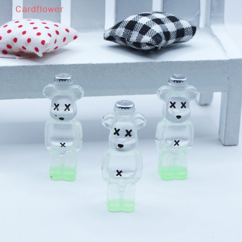 Bộ 5 Chú Gấu Phát Quang Dùng Trang Trí Tiểu Cảnh Mới