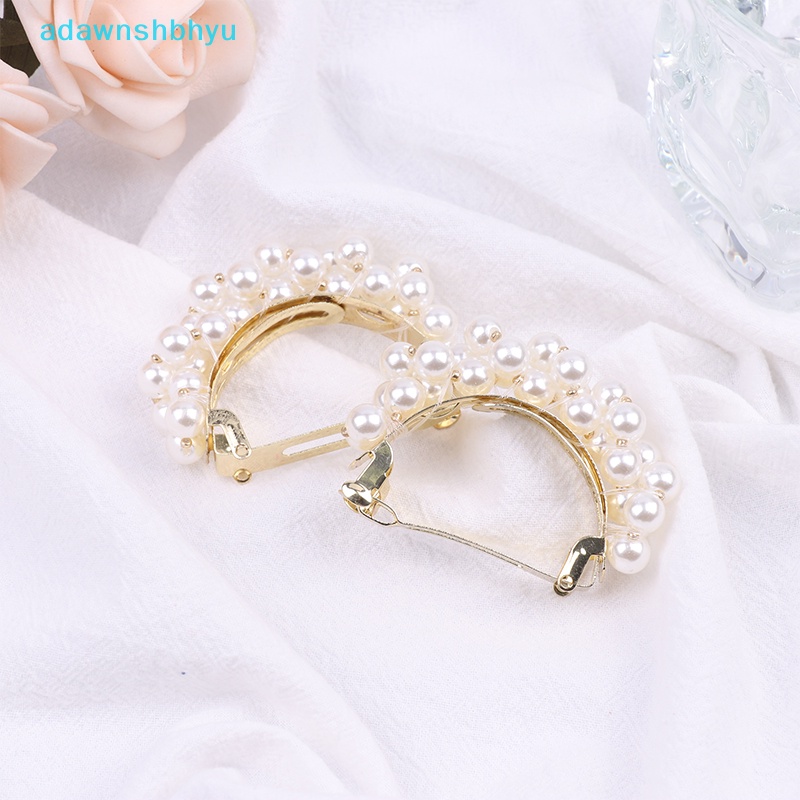 Kẹp Tóc Đuôi Ngựa Đính Ngọc Trai Giả Thanh Lịch Cho Nữ