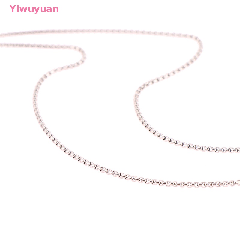 < Yiwuyuan > Vòng cổ Tưởng Niệm Thánh Giá Bằng Thép Không Gỉ Bóng Mới