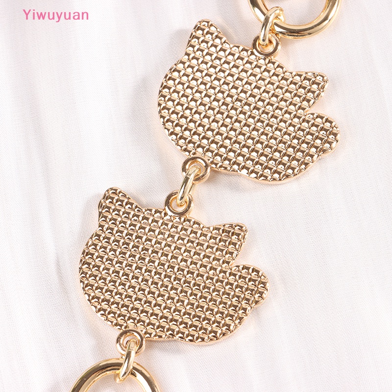 < Yiwuyuan > Dây Xích Thay Thế Cho Túi Xách Hình Mèo Tráng Men Dễ Thương