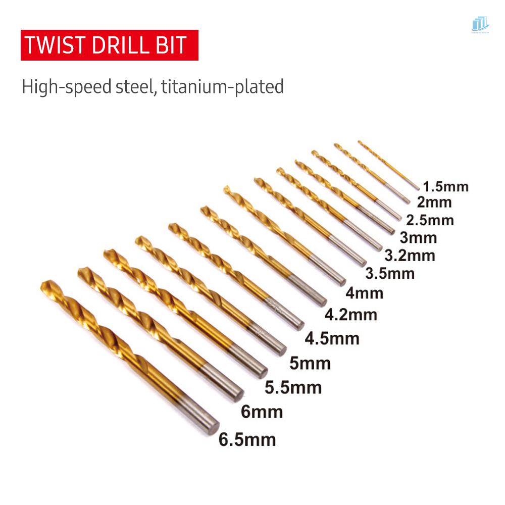 Bộ 47 Mũi Khoan Lỗ Kèm Hộp Nhựa Dùng Để Sửa Chữa Đồ Gỗ DIY s2mwvn