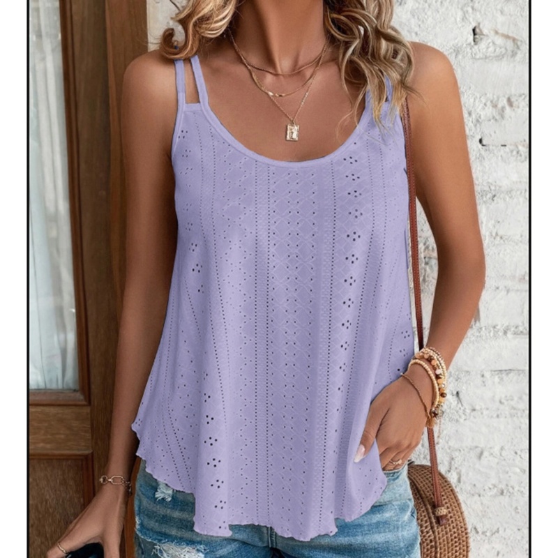 Áo Sát Nách Hở Lưng Dáng Rộng Màu Sắc Thời Trang Mùa Hè Quyến Rũ Cho Nữ