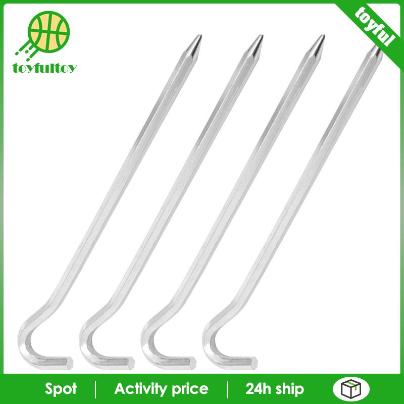 Set 4 Cọc Giăng Lều Trại Hình Lục Giác Tiện Dụng