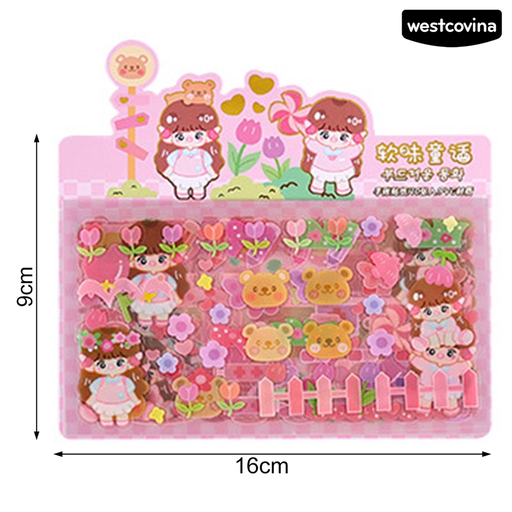 [COD]♪Set 10 Sticker Dán Sổ Tay Chống Nước Nhiều Họa Tiết Dễ Thương Trang Trí Nhà Cửa