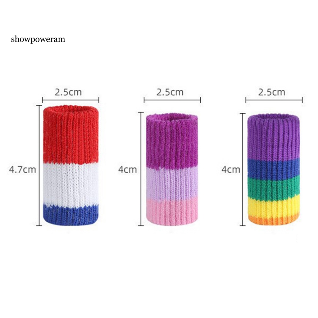 Set 10 Găng Tay Dệt Kim Mềm Mại Bảo Vệ Ngón Tay Khi Chơi Cầu Lông