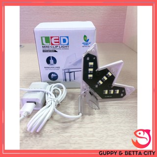 Đèn led X1 mini Clip light Jeneca cho bể cá mini