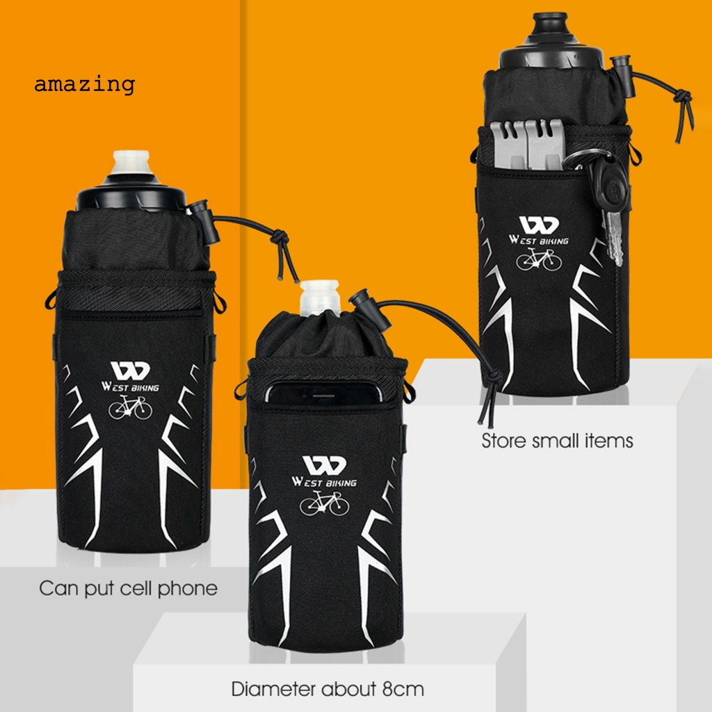 Túi Đựng Chai Nước Cố Định Gắn Tay Lái Xe Đạp Tiện Dụng
