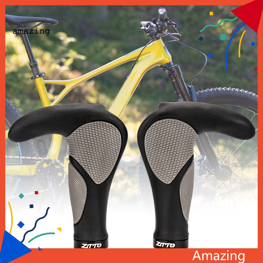 1 Cặp Vỏ Bọc Tay Lái Xe Đạp Hai Mặt Khóa Hấp Thụ Sốc