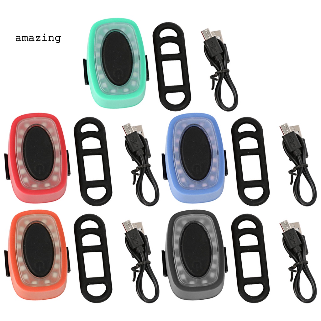 Đèn Hậu Cảnh Báo Ban Đêm 7 Chế Độ Đa Năng Cho Xe Đạp Leo Núi