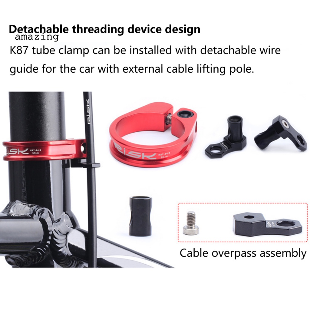 Kẹp Khóa Yên Xe Đạp Không Biến Dạng Màu Sắc