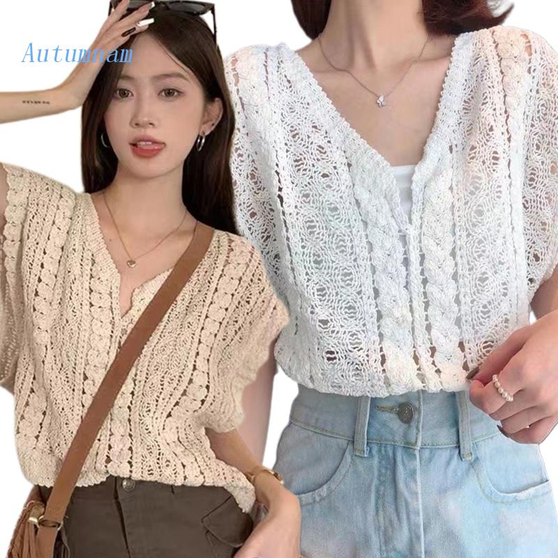 Áo Len Không Tay Dáng Rộng Phong Cách Retro Thời Trang Mùa Hè Quyến Rũ Dành Cho Nữ