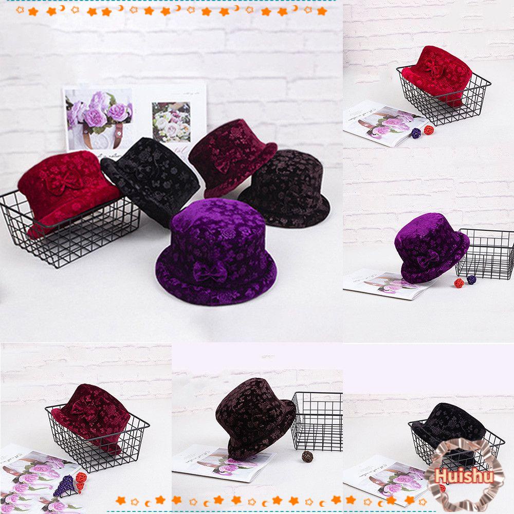 Mũ Len Tai Bèo Chống Gió Thời Trang Mùa Đông Cho Người Lớn Tuổi