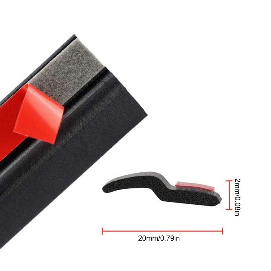 Auto Sealing Strip Z Shape Car Door Window Trim Edge Moulding Weatherstrip