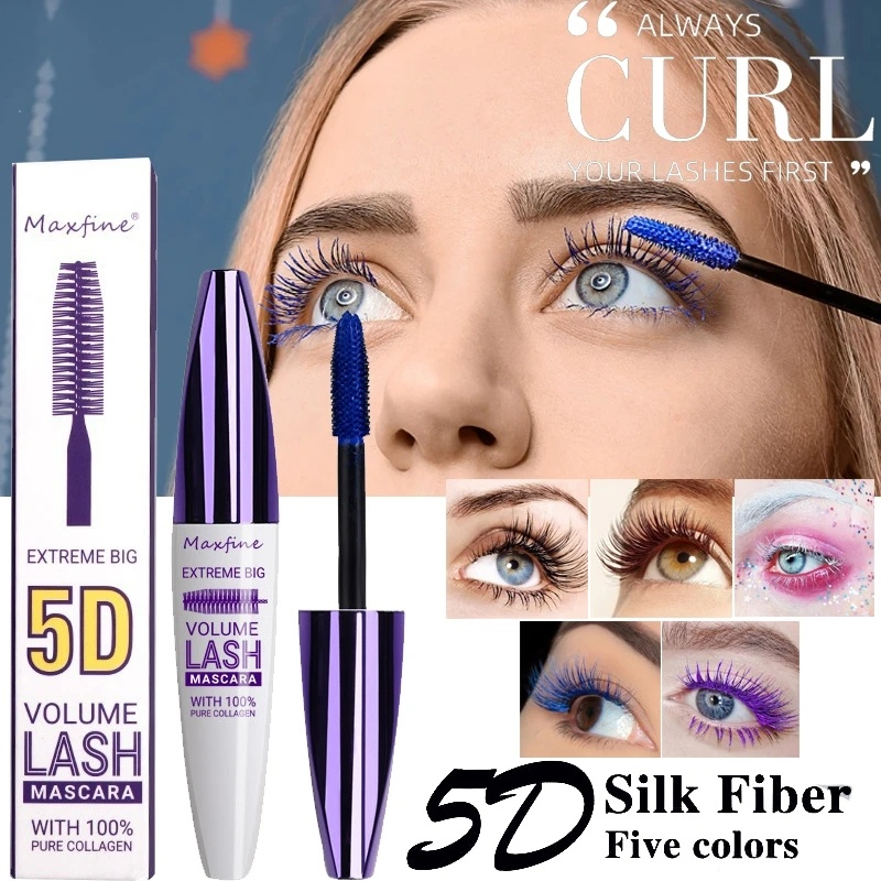 Mascara Làm Dày / Dài Và Cong Mi Nhanh Khô Chống Nước Lâu Trôi Không Lem