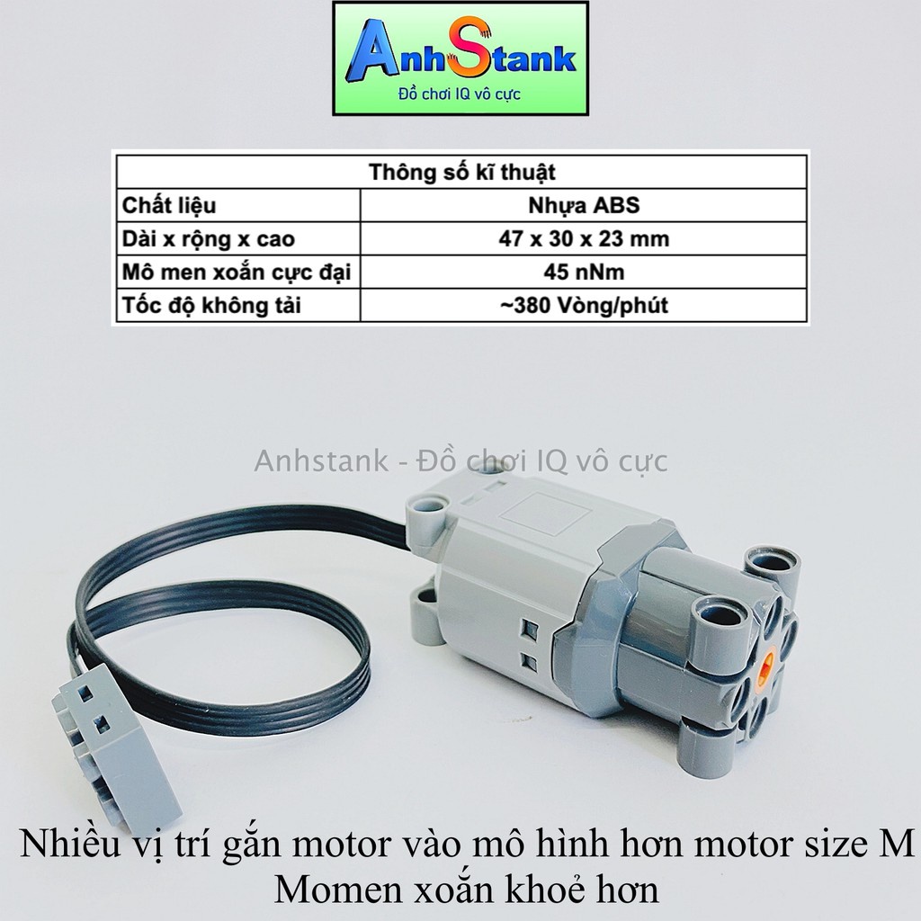 Motor Cỡ L 88003 Tương Thích 9686-Technic-Education