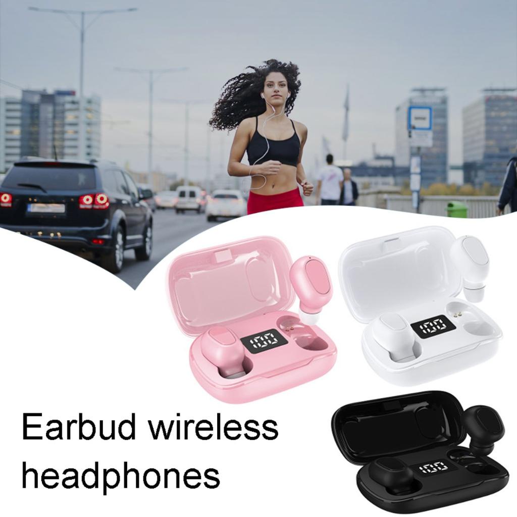 1 Bộ L21 Tai Nghe Không Dây Âm Thanh Nổi 5.0 Cuộc Gọi Hai Tai Tai Nghe Nhét Tai Không Dây Tai Nghe Nhét Tai Không Dây 5.0