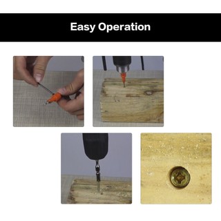 ⚡QKCF⚡ Alloy Drill Bits 3.5mm*8mm Rotary Tool Hole Countersink Woodworking Chamfering