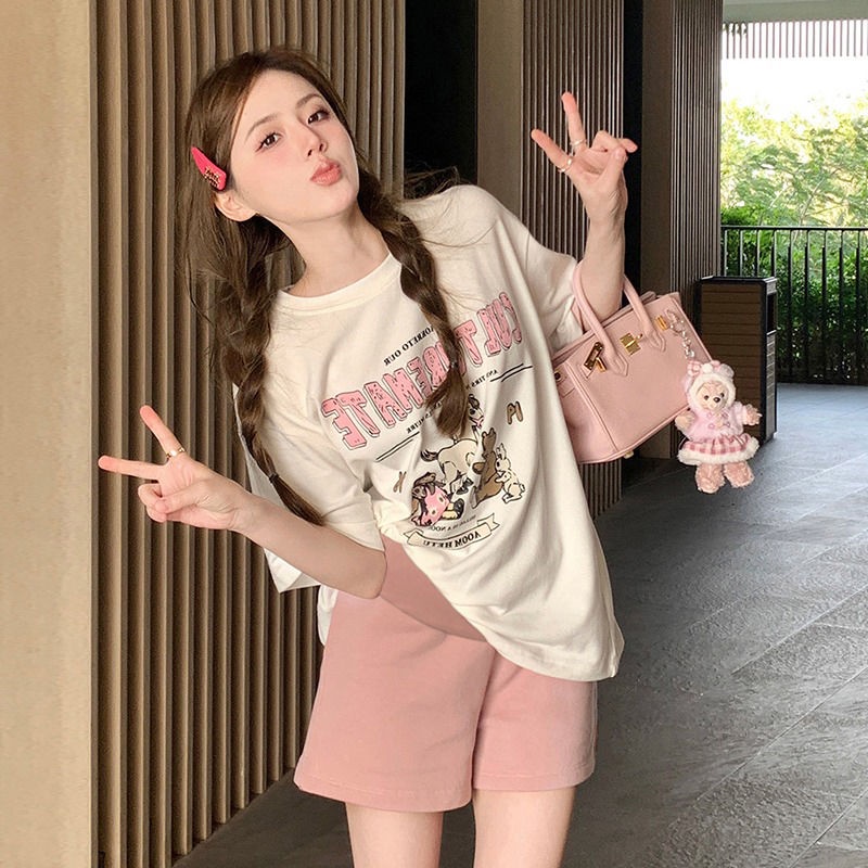 YHTN đầm bầu babydoll đồ bầu mặc nhà Thời trang dễ thương bigsize xinh váy bầu