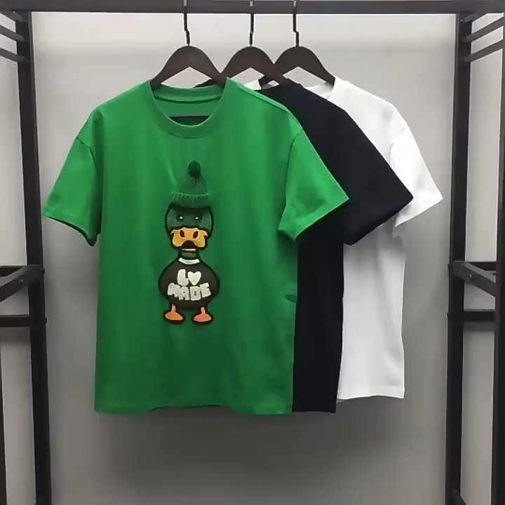 Áo Thun Ngắn Tay In Hoạt Hình Thời Trang Mùa Hè Dành Cho Nam