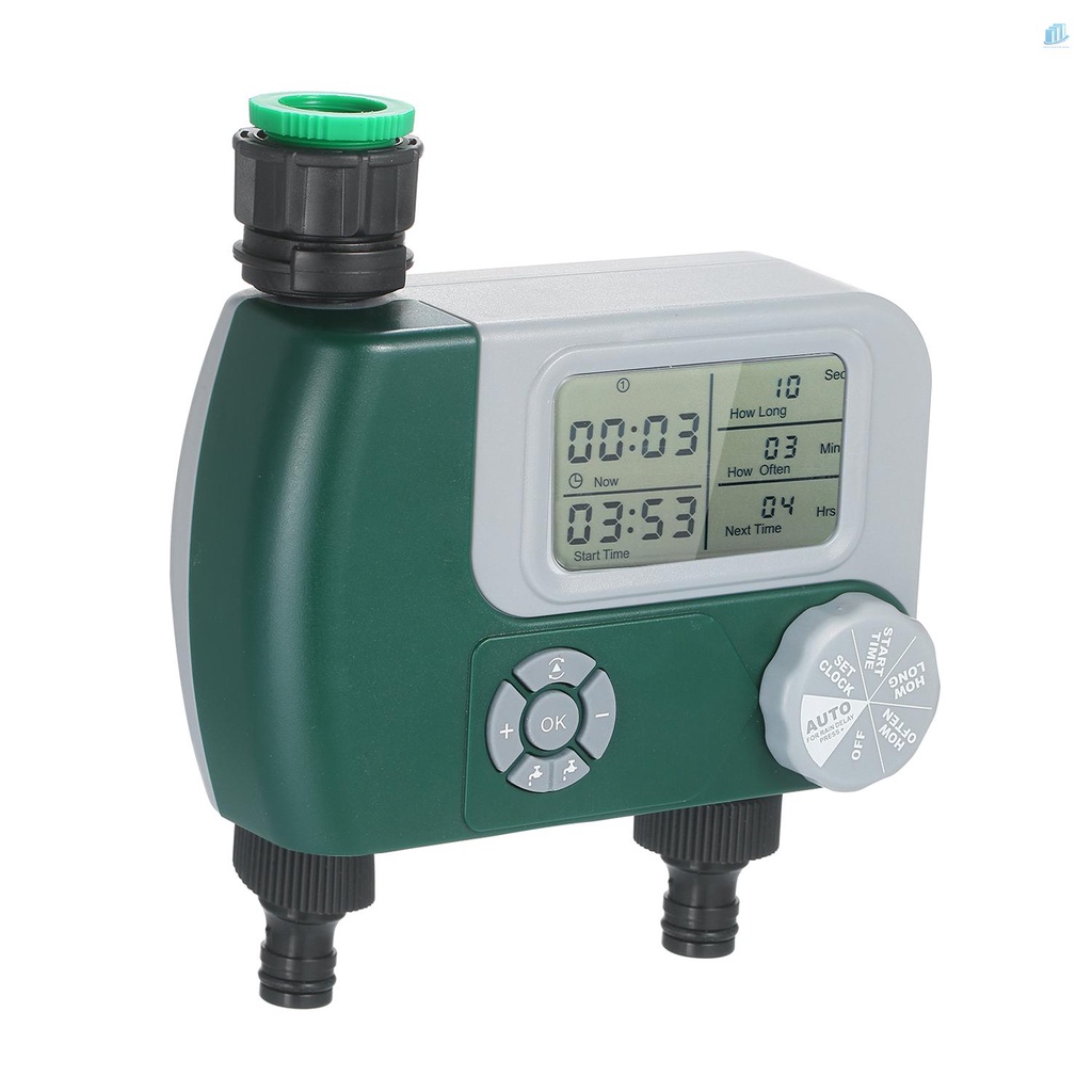 Hệ Thống Tưới Nước Tự Động Ngoài Trời Hẹn Giờ Kỹ Thuật Số Có 2 Ổ Cắm Cho Sân Vườn