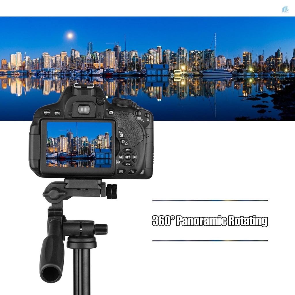 Đầu Nghiêng 3 Chiều 360 Độ Cho smartwatchinone° Tấm Tháo Lắp Nhanh 1 / 4 Gắn Giá Đỡ Ba Chân Toàn Cảnh 3KG Có Tay Cầm Thông Dụng Cho Máy Ảnh