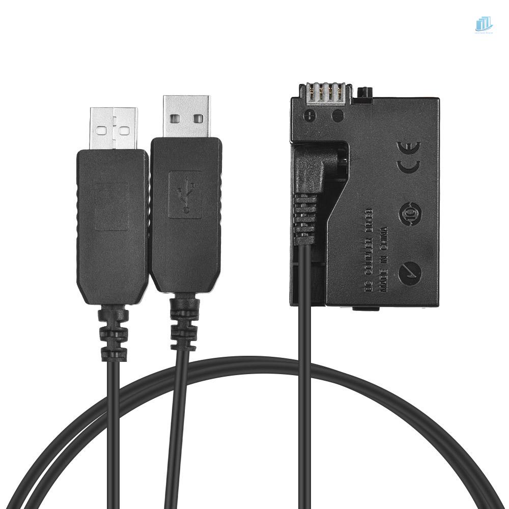 Bộ Sạc Pin Andoer LP-E8 DC USB Chuyên Dụng Cho Rebel T3i T2i T4i T5i EOS 600D 550D 650D 700D Kiss X5 X4 X6