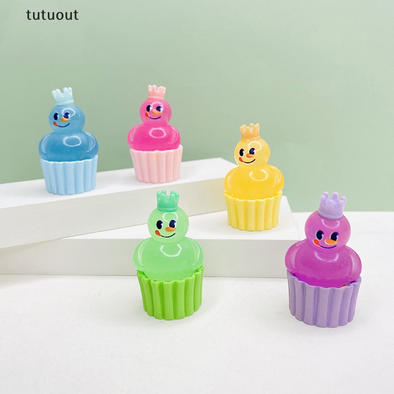 Set 1 / 5 Đồ trang trí Vua Tuyết Dạ Quang 3D Mini Dùng Để Trang Trí