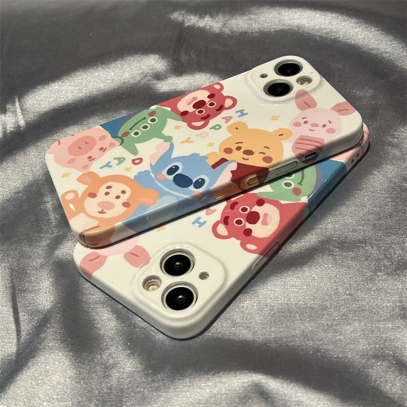 Ốp Điện Thoại Cứng In Hình Gấu Pooh Dễ Thương Cho iPhone13pro1412 / 11