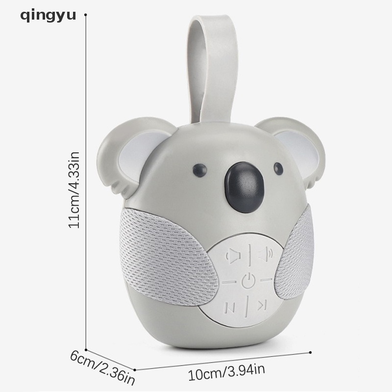 Qingyu Máy Tạo Tiếng Ồn Trắng Hoạt Hình Koala Phát Ra Âm Thanh Im Lặng Ngủ Và Thư Giãn Cho Bé Sơ Sinh PLI