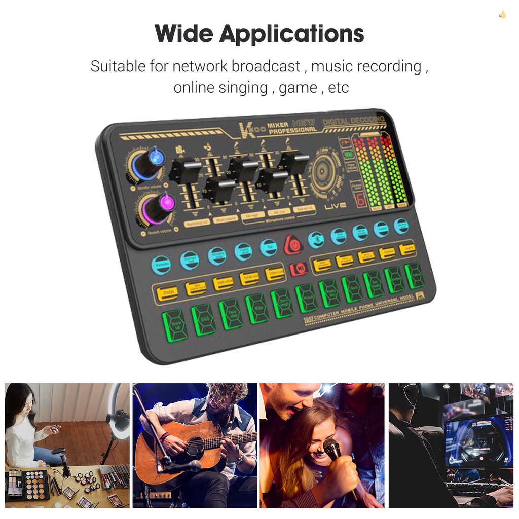 Bộ Thẻ Âm Thanh Đa Năng SK500 Và BM800 Chuyên Dụng