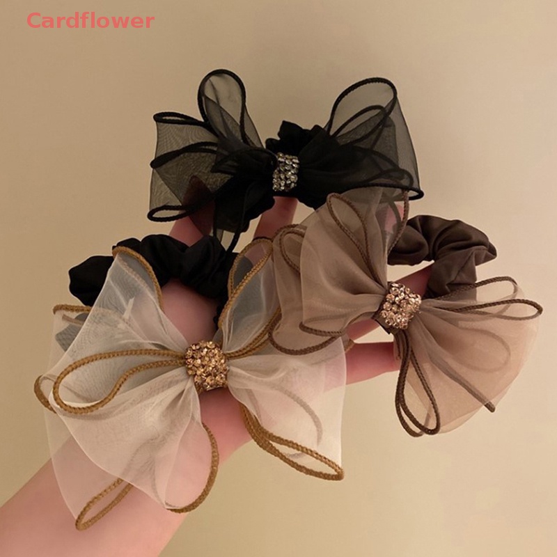 < Cardflower > Dây Buộc Tóc Lưới Đơn Giản Cá Tính Mới 2022 Dễ Phối Đồ