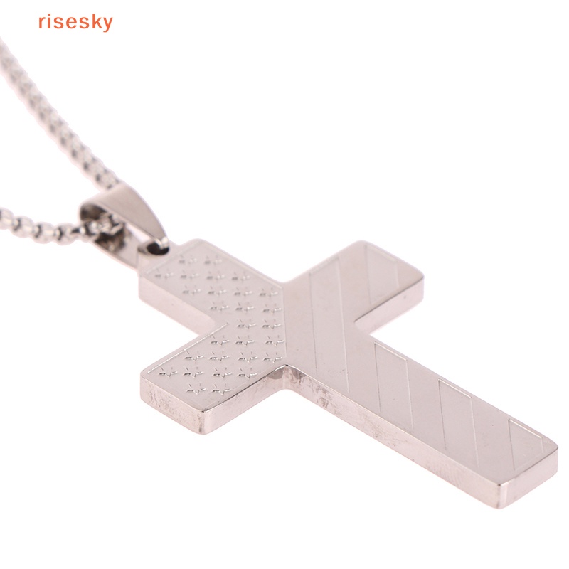 Vòng cổ Mặt Thánh Giá Bằng Thép Không Gỉ